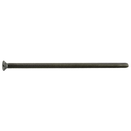 Midwest Fastener #8-32 x 4 in Phillips Flat Machine Screw, Plain 18-8 Stainless Steel, 4 PK 39906